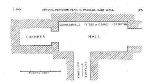 the Osirion as known in 1904