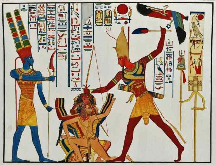 from the temple of Rameses II in Abu Simble.