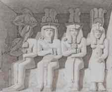 the sanctuary of the temple Gerf Husein.