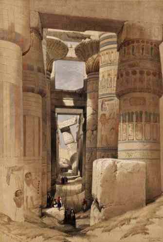 Karnac by David Roberts, 1839.
