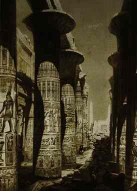 Main Axis, Karnac, by Hector Horeau, 1841