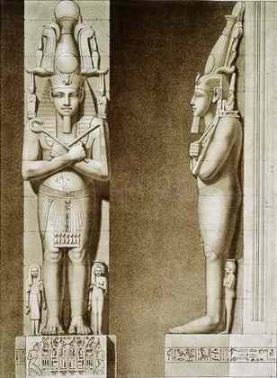 The Ramesses Columns by Prisse d'Avennes, 1878