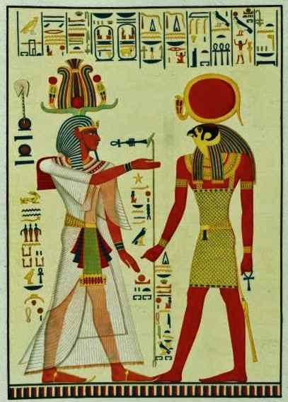 from the tomb of Merneptah in the valley of the kings.