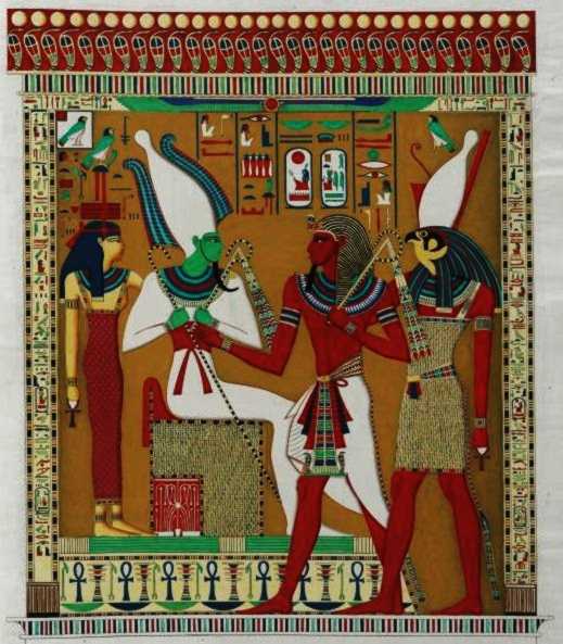 Seti meets the gods as equals