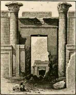 Temple of Thutmosis III at Karnac by John Woodward 1880