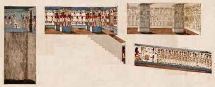 chambers in the tomb of Seti I